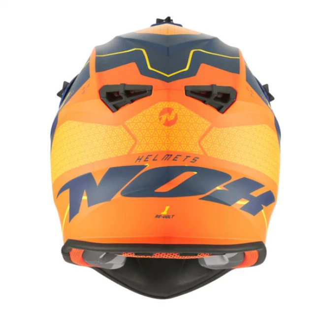 Кацига Nox N633 Revolt Matt Navy Blue / Orange - Image 3